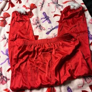 Simply Southern Red Satin Pajama Pants